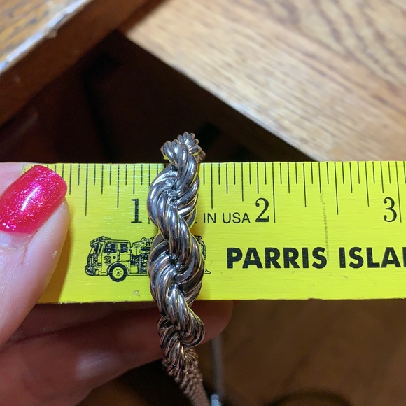 Ross & Simons Sterling Silver Graduated Rope Chain - Picture 16 of 17